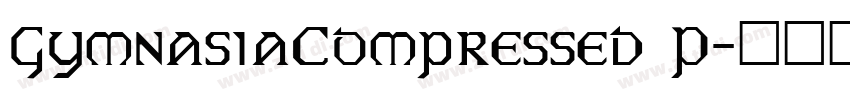 GymnasiaCompressed P字体转换